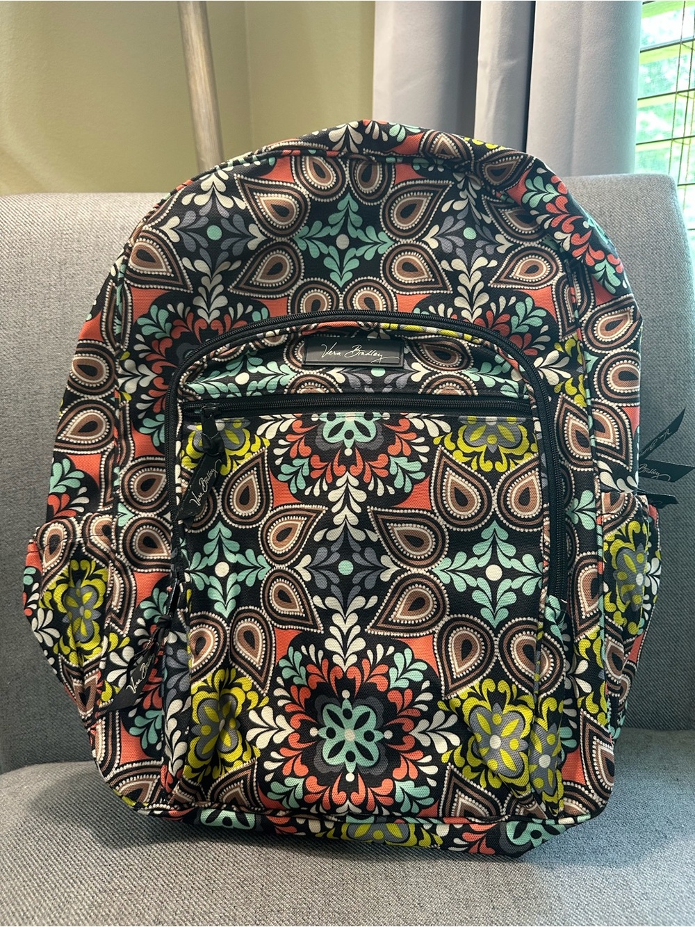 Like New Vera Bradley Sierra Floral Paisley Backpack